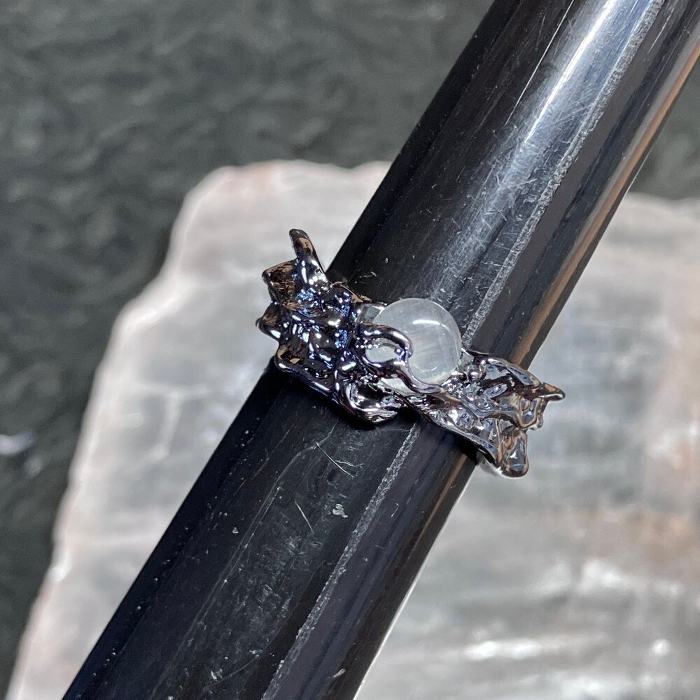 Moon And Clouds Adjustable Ring - image 4